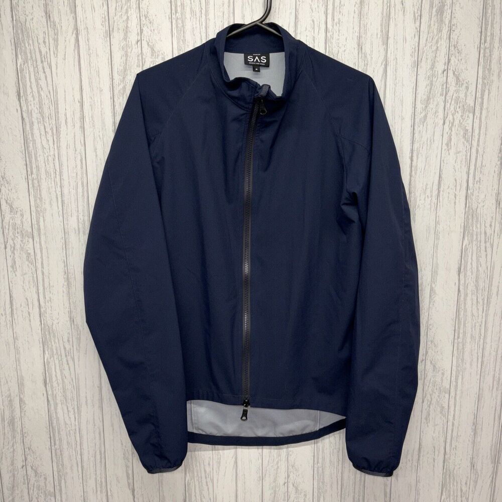 Womens Size M Search And State Cycling Jacket Navy EUC